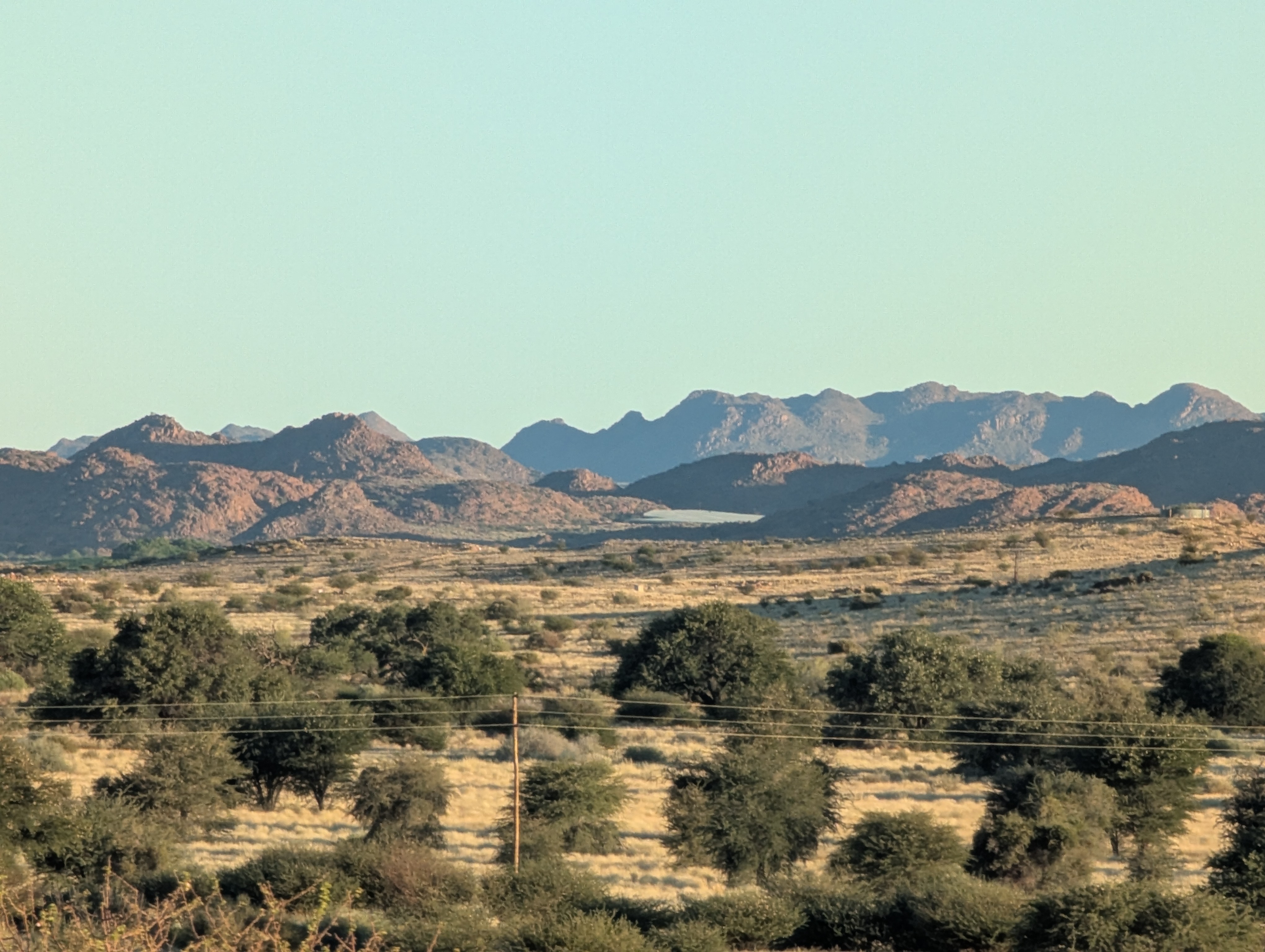Raw Kalahari mountain landscape